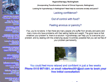 Tablet Screenshot of nottinghamhypnotherapy.org